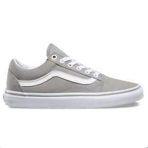 VANS Old Skool Sneakers in Drizzle and White